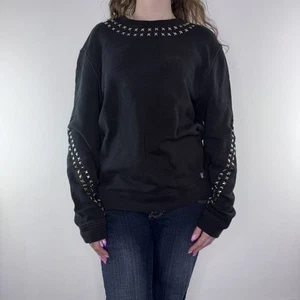 Versace Collection Sweatshirt verziertes Metallkreuz - Bild 1 von 12