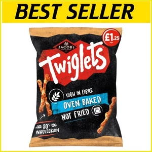 Twiglets Original 12 x 105g - Delicious Crackling Snack in Bulk (44.1 Oz) - Picture 1 of 10