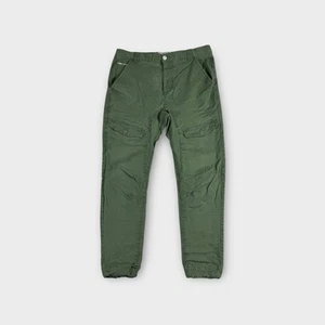 Nena & Pasadena Green Tapered Leg Cotton Blend Jogger Mens 36 - Picture 1 of 11