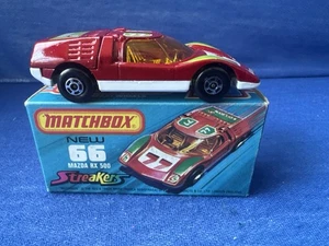 Matchbox Lesney Superfast MB66 Mazda RX 500 Streakers mint in near mint box! - Picture 1 of 11