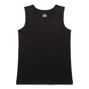 Wonder Nation Boys Everyday Tank Top Shirt Sz S M L XL Solid Blue Red Black Gray - Picture 1 of 63