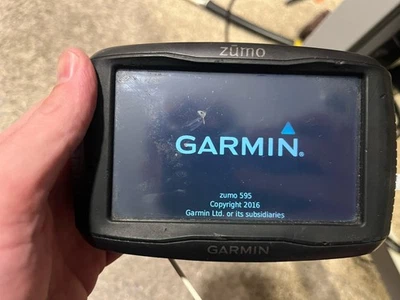 Used Garmin Zumo 595LM (Lifetime Maps) Motorcycle / Harley GPS Navigation - Image 1 of 3