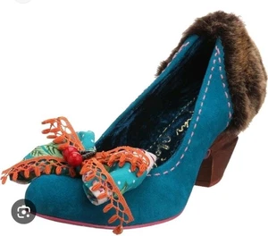 Zapatos de piel raros irregulares Choice Country Pumpkin Y2k Uk6/39 - Imagen 1 de 7