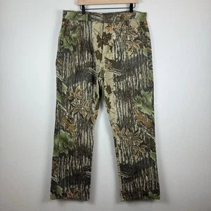 Duxbak Pants Mens Realtree Hunting Camo Tag 42x32 Wide Leg Outdoors Trail - Picture 1 of 9