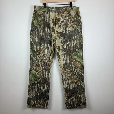 Duxbak Pants Mens Realtree Hunting Camo Tag 42x32 Wide Leg Outdoors Trail - Image 1 of 4