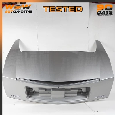 04-09 CADILLAC XLR REAR TRUNK LID PANEL COVER ASSEMBLY SILVER 10365174 OEM - Image 1 of 4