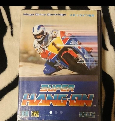 Super Hang On W/Box Manual Sega Mega Drive MD Genesis Good Used Game NTSC-J JP - Image 1 of 3
