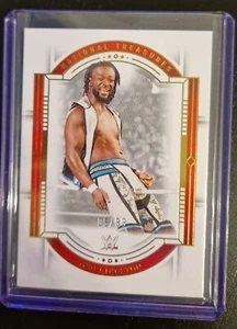 National Treasures Panini Kofi Kingston Base 05/99 und Treasured Threads 79/99 - Bild 1 von 4