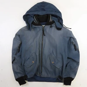 Vintage Outdoor Outfits Intermediate Flying Bomber Jacket Size 7040 Blue - Picture 1 of 23