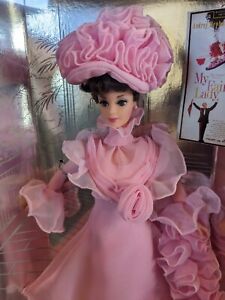 Barbie Doll Eliza Doolittle Pink Dress“My Fair Lady” Audrey Hepburn #15501 NIB
