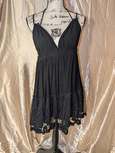 Shein Black, sleeveless Babydoll Dress - Picture 1 of 5