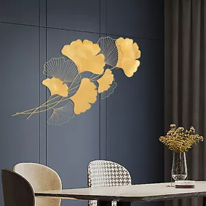 Wandobjekt Ginkgo Blatt Wandtattoo Deko Ginkgo Biloba Blätter Wanddekoration - Bild 1 von 8