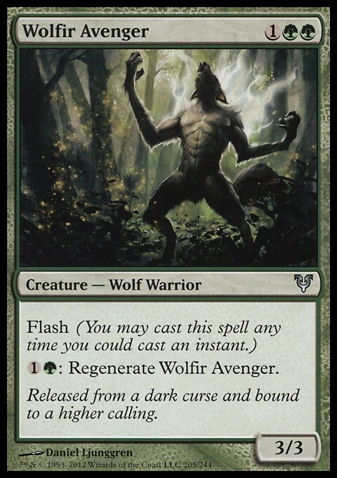 MTG Magic the Gathering Wolfir Avenger (205/252) Avacyn Restored LP - Image 1 of 1