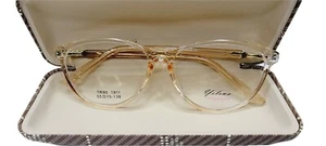 Glass frames Yilina TR90 1911 Gold/Brownish - Picture 1 of 8