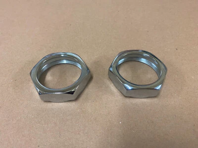 HARLEY DAVIDSON VL VLH U UL ULH 1930-1948 CABEZA PLANA COLECTOR DE ADMISIÓN TUERCAS DE ENTRADA Foto 1 de 4