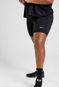 Nike Women’s  Bicycle Cycle Shorts Black 7” - CT0825 010 -   (PLUS SIZE  1X)