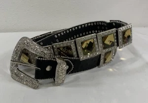 Wholesale by Atlas Rhinestone Western Belt Size XL 48 Bling Cowgirl Rodeo - Picture 1 of 10