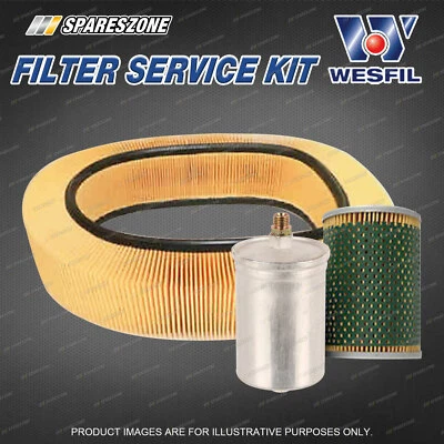 Oil Air Fuel Filter Service Kit for Mercedes Benz 280CE 280E 280SE W123 W126 2.7 - image 1 of 2