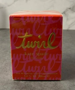 Kate Spade Twirl Eau De Parfum Spray 3.4 Fl Oz 100 ML New In Box Sealed - Picture 1 of 2