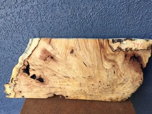 Buckeye Burl Natural Edge Slab Crafts Woodworking 1" x 14" x 27" #741 - Picture 1 of 7