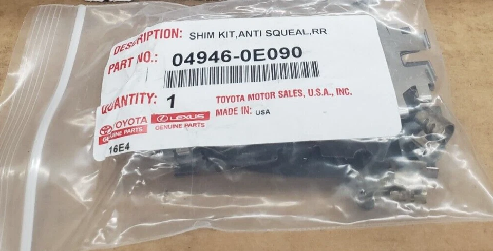 JUEGO DE CUÑAS DE FRENO TRASERO LEXUS OEM 2016-2021 RX350 RX450H / RX350L RX450HL Foto 1 de 1