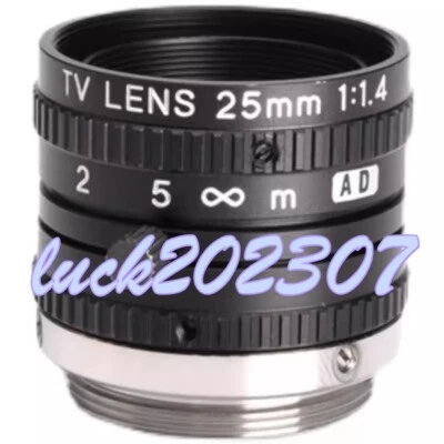 1PC used U-TRON MV2514 Prime focus industrial LENS TV LENS 25mm 1:1.4 #YY - Image 1 of 4