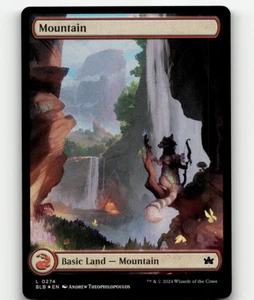 Lámina - MTG Mountain (0274) - Bloomburrow - Imagen 1 de 1
