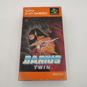 Darius Twin Japan Boxed Super Famicom Game - Picture 1 of 4
