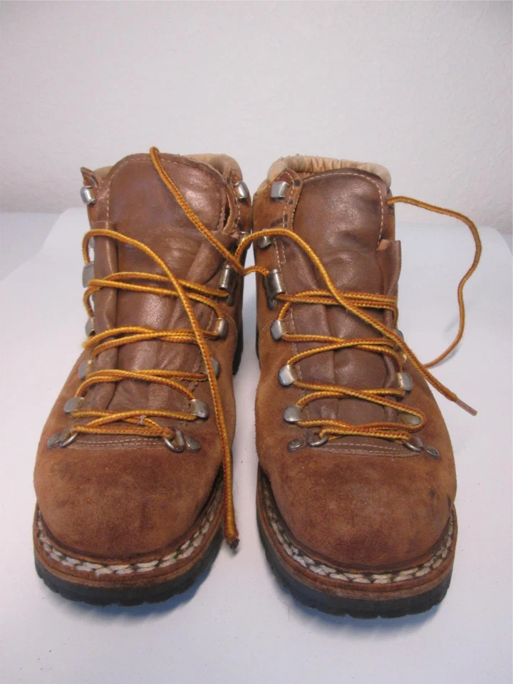 Botas de montaña Raichle para mujer talla 4,5 marrón Vibram calzado cómodo con cordones Foto 1 de 4