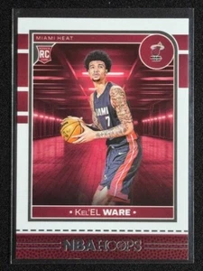 2024-24 Panini NBA Hoops - Rookies #245 Kel'El Ware (RC) Miami HEAT - Picture 1 of 4