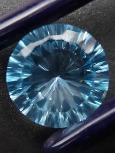 High quality sky blue Topaz gemstone - faceted natural Topaz 13.75 CTS - Bild 1 von 10