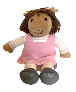 Peluche Arthur's Little Sister DW Eden 14" bambola di peluche vestito rosa Marc Brown 1994 - Foto 1 di 7