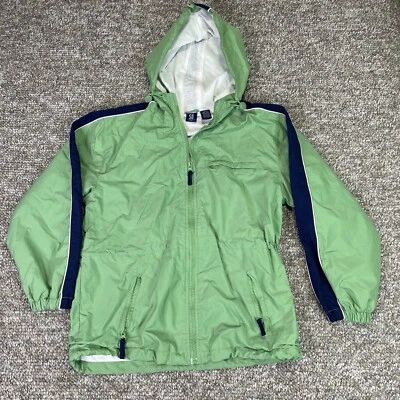 Chaqueta cortavientos SO GSJC cremallera completa VERDE para mujer talla L (14) con capucha y bolsillos Foto 1 de 4