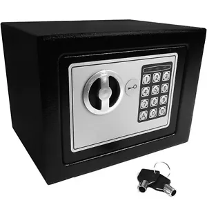 Safe Safebox With Key Electronic Secure Storage Box With Keypad And Key Lock - Picture 1 of 9