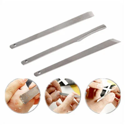 3Pcs Stainless Steel Nail Toe Pedicure Knife Tool For Ingrown Callus Cuticle - Image 1 of 4