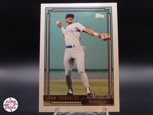 1992 Topps Gold Winner #27 Juan Gonzalez NM - Picture 1 of 2