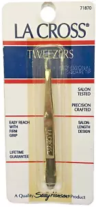 Sally Hansen La Cross Professional Tweezers Square Tip #71870 - Picture 1 of 2