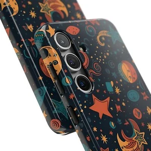 Custodie per telefono resistenti modello Start and Moon, iPhone e Samsung, telefono protettivo - Foto 1 di 29
