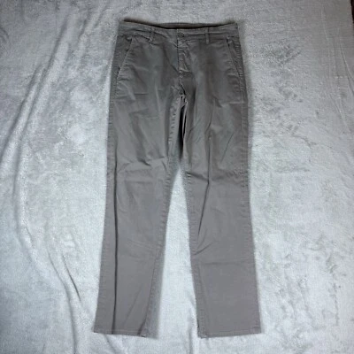 Pantalones AG Adriano Goldschmied para Hombre 30R The Lux Caqui Gris Elástico Foto 1 de 4