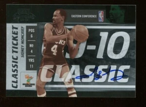 Sidney Moncrief 2010 Panini Classic Ticket Auto 18/25 Bucks 48018 - Picture 1 of 1