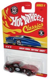 Hot Wheels Classics Series 4 (2007) Red Shelby Cobra Daytona Coupe Toy Car #7/15 - Picture 1 of 1