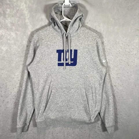 A1 Vintage Nike New York Giants Sweater Adult Medium Gray Hoodie Sweatshirt Mens Cover
