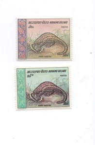 Laos mint hinged MH 192-193 Pangolin - Picture 1 of 1