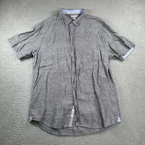 Report Collection Heritage Shirt Mens XL Short Sleeve Lightweight 100% Linen - Picture 1 of 10