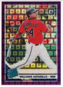 2019 Panini Donruss Optic Purple Pandora Prizm SP/99 Willians Astudillo RC - Picture 1 of 2