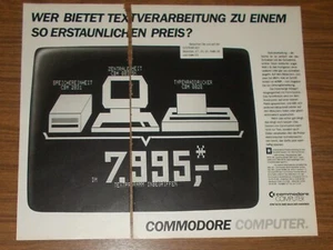 Seltene Werbung COMMODORE CBM 8032 SK Tischcomputer 1983 - Bild 1 von 1