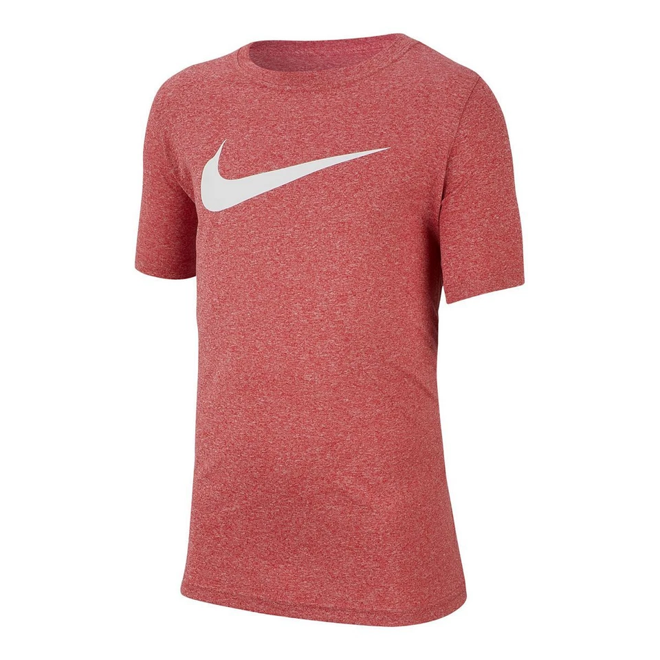 Nike Boy's Graphic T-shirt AR5307 Short-Sleeved Top Red Size Large