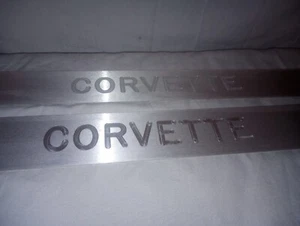 78-83 Corvette Door Sill Plates New - Bild 1 von 7