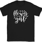 Flower Girl T-Shirt Marriage Married Groom Family Friend Group Gift Tee