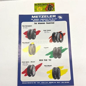 PNEUMATICI METZELER VINTAGE 8,5x11 VENDITA PUBBLICITÀ - Foto 1 di 2